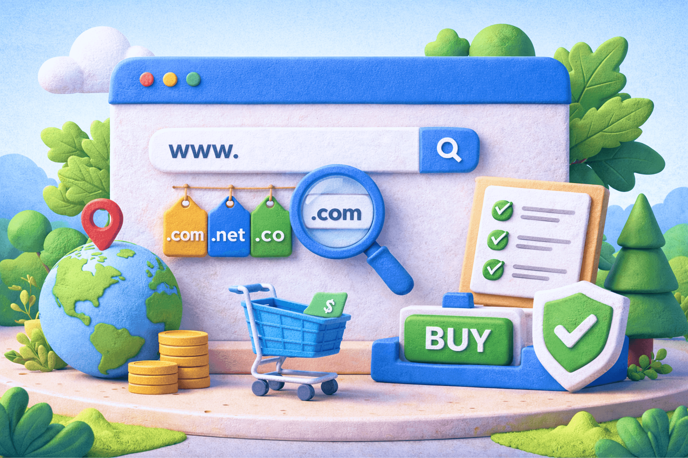 Cómo elegir y comprar tu dominio